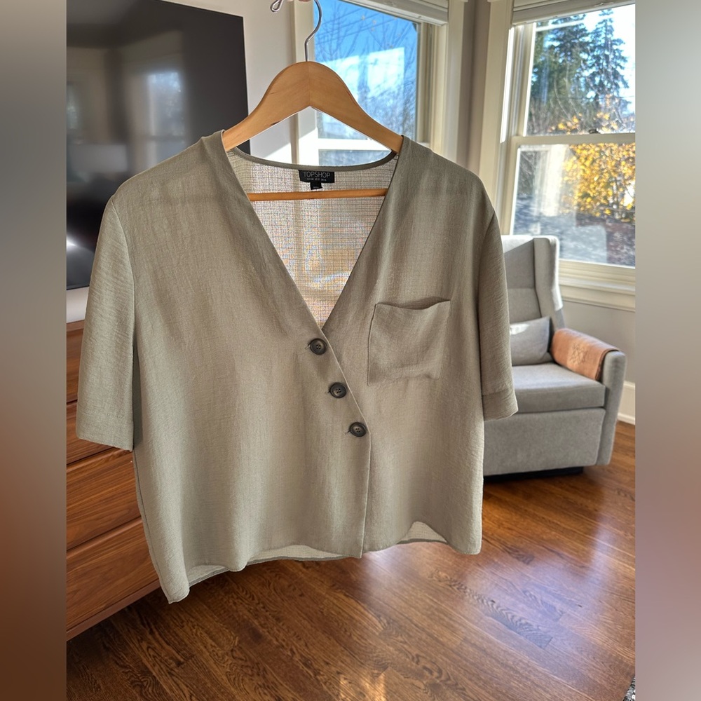 Topshop boxy top